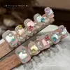 Accesorios para decoración de uñas k9 pentagrama con zircón de punta hacia atrás, populares estrellas pequeñas de 5 mm de colores brillantes y estrellas de mar, decoraciones de uñas DIY