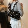 Bolso Boston Retro de Moda para Mujer 2025 Verano Nuevo Bolso de Hombro Moderno de Aspecto Elegante