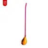 Cuchara con Paja de Acero Inoxidable 304 de Mango Largo Roscada, Cuchara Mezcladora de Mango Largo de Doble Propósito para Bar Todo en Uno, Cuchara con Paja para Vasos de Bebida con Hielo