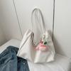 Bolso grande de primavera y verano para mujer, sencillo, elegante, de gran capacidad, combinable con todo, bolso de mano con textura de PU suave, nuevo de 2023