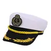2025 Nuevo Primavera y Verano Fiesta de Rendimiento Escenario Yates Gorra Azul Marino Marinero Capitán Exterior Gorra para el Sol