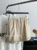 Pantalones Casuales Anchos de Pierna, A-Line, Huecos, Patchwork, Versión Coreana 2026 para Mujer, Shorts Holgados Adelgazantes Hechos de Lyocell