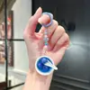 Juguete de Comida en Miniatura Fruta Bola de Arroz Tazón Adornos Estéreo DIY Accesorios de Resina de Moda Colgante para Llavero de Coche