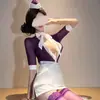 Lingerie Sexy, Role-Playing de Aeromoça Secretária Ol, Saia Justa ao Corpo, Uniforme, Pijama Sedutor, Estilo Pura Desejo, Mulher Sedutora