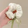 Acessório de cabelo elástico, estilo jovem, scrunchie moderno novo de 2025, headwear de tecido de malha elegante de verão para mulheres