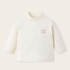 Ropa de Dibujos Animados para Bebé Terciopelo Alemán Cuello Semi-Alto Camiseta Interior Camiseta de Manga Larga para Niños Ropa de Invierno Otoño e Invierno Tops para Bebé Niñas t