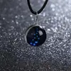Gema del Tiempo Luminosa Collar 12 Constelaciones para Mujer Estilo Coreano Simple Estudiante Estilo Mori Fresco Cadena Clavícula Colgante de Vidrio