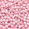50 Piezas/Paquete Cuentas Redondas de Agujero Grande Color Sólido Color Primavera 10mm Cuentas Acrílicas Material para Manualidades DIY de Niños