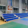 Arquibancadas Retráteis para Quadras de Basquete, Arquibancadas Retráteis Móveis Fixas Elétricas e Manuais de Baixo Encosto para Campos de Futebol Externos