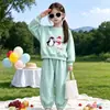 Novedades de Principios de Otoño Set Sudadera para Niña Dibujos Animados Navidad Pantalones de Chándal para Bebé Conjunto de Dos Piezas 2026 Nueva Ropa para Niñas