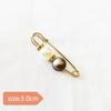 Artefacto para la cintura de los pantalones pasador de cintura broche anti-exposición broche de corsage de alta gama joyería hebilla de broche de perlas