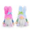 Nova Boneca Faceless de Páscoa Pelúcia Gradiente de Cor Orelhas de Coelho Boneca Pequeno Rudolph Gnomo Feito à Mão Anão