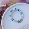 Pulseira de Pérola Cerâmica de Mercadoria de Yiwu Atacado Pulseira com Contas de Cristal Pulseira para Casal Aprendizado Pulseira Infantil Joia Feminina