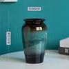 Jarrón pequeño de cerámica de Jingdezhen para encimera con flores y flores secas, decoración moderna y sencilla para entrada, estudio, hidropónico, sala de estar