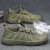 Sapatos de Segurança Masculinos Tendência 2023 Novos Sapatos Esportivos Respiráveis de Malha Fly-Knit de Verão para Canteiro de Obras, Sapatos de Trabalho Resistentes ao Desgaste e Antiderrapantes