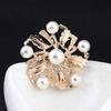 Lanhao estilo coreano elegante pérola moderna broche criativo personalizado versátil tridimensional corsage pin