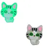 Novos sapatos com buracos de gatinho luminosos flor de sapato flor de sapato de PVC fivela de sapato acessórios diy acessórios decorativos transfronteiriços em estoque atacado