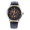 Reloj de cuarzo sencillo de moda con parte trasera hueca, elegante y clásico, reloj de negocios para hombre, venta al por mayor de fábrica