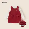 Novedad Oferta Limitada 5% de Descuento Envío Gratis Chaleco Vestido con Lazo para Niñas Grandes Ropa Interior Conjunto de Dos Piezas para Niños