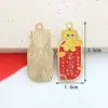 Accesorios Populares de Joyería DIY para Año Nuevo: Cabeza de Dragón Paz y Bendición Joyería Hecha a Mano DIY, Accesorios de Joyería DIY Esmaltados Estilo Chino