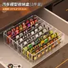 Caja de Almacenamiento para Modelo de Coche Estante de Almacenamiento Acrílico Multicapa 1:64 Coches de Juguete Transparentes Hot Wheels para Niños
