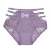Calcinha Tao Nai Er com Laço, Sexy e Sedutora, Roupa Íntima Feminina Transfronteiriça de Renda de Cintura Alta com Abertura no Gancho (Não Precisa Remover) para Encontro