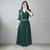 Vestido Negro Plisado para Mujer, Estilo Otoñal de Alta Gama, Ropa para Mujer de Comercio Exterior Transfronterizo Europea y Americana, Vestido de Diseño Elegante y con Estilo