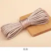 Tira de Hebilla de Cordón Retro con Núcleo Envuelto de 5 mm Botón de Cheongsam Hanfu Hecho a Mano DIY Tira de Borde de Hebilla Disponible en Múltiples Colores