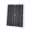 Paneles Solares Fotovoltaicos Personalizados de 12W del Fabricante, Paneles de Carga Solar de Silicio Monocristalino de Alta Eficiencia con Bomba Mejorada con Oxígeno