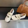 Zapatos de mujer de estilo coreano de 2026, de moda, en capas, versátiles, que aumentan la altura, de suela blanda, a la moda, con diseño de lunares, para el trabajo y el uso casual
