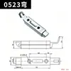 Cerradura para Puerta de Gabinete de Equipo Industrial Serie 0523 Aleación de Zinc con Resorte Perno Expuesto Pestillo Automático Perno de Hierro para Puerta de Gabinete
