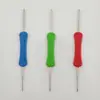 Agulha de Crochê com Cabo de Madeira, Agulha de Crochê de Ponta Dupla, Agulha Torcida, Fita Métrica, Acessórios para Ferramentas de Tricô, Prático Costurado à Mão