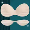 Almofadas de Silicone Espessas Realistas para Seios Femininos, Inserções de Sutiã Respiráveis de Peça Única para Regatas e Lingerie