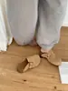 BEILIXUAN Mules retrô estilo coreano com sola grossa e bico fechado para mulheres, novos sandálias casuais estilo Birkenstock de outono de 2026