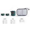 Juego de té de viaje Express Cup, apto para uso en exteriores, portátil, para acampar, una tetera, dos tazas, tres tazas, para que una persona pueda llevar kung fu.