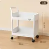 Estante de almacenamiento tipo carrito pequeño para la temporada de regreso a clases, estante de almacenamiento multicapa, estante de almacenamiento de escritorio móvil para el hogar de pie, almacenamiento para dormitorio