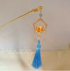 Accesorios Hanfu de Estilo Antiguo, Pasador de Lámpara de Palacio Brillante, Borla Versátil para Niños, Accesorio para el Cabello de Alta Gama, Tocado con un Toque de Lujo Ligero