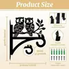 Artesanía Metálica Transfronteriza Ganchos para Colgar Plantas Decorativos para Exteriores Canastas Colgantes Macetas Artículos de Interior Adornos Colgantes