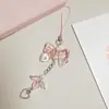 Personalidade Moda Cor Cruzada Laço Asas de Anjo Amor Pingente de Telefone Corrente de Cartão Goo Chaveiro Cordão Pendente de Bolsa Ornamentos