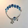 Pulseiras de Franja Estilo Chinês Mais Vendidas, Pulseiras Coloridas de Vidro com Contas, Pulseiras de Joias Culturais e Criativas Estilo Chinês Mais Vendidas