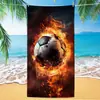 Toalha de Praia Modelo Novo 2026 da Copa do Mundo de Futebol dos Estados Unidos, Canadá e México, Toalha de Banho de Praia de Microfibra, Toalha Estampada de Secagem Rápida
