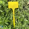 Etiquetas Plásticas em Formato de T para Plantas, Etiquetas de Jardinagem, Etiquetas para Flores, Etiquetas de Identificação, Etiquetas Coloridas Pequenas Essenciais para Plantas Verdes