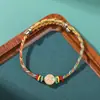 Pulseras de Cuerda Coloridas para el Festival de Medio Otoño 2026 en Varios Estilos para Parejas, Pulseras Artesanales Versátiles para Fiestas, Al por Mayor en Stock