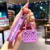 Nuevo Bolso de Playa EVA con Agujeros Transfronterizo Llavero Moda Europea y Americana Cesta para la Orilla del Mar Colgante de Bolso de Silicona PVC