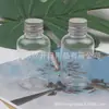 Frasco de tampa de alumínio transparente 50ml frasco de glicerina, frasco de hidrolato, frasco de removedor de maquiagem, frasco de isca de peixe, frasco de medicamento líquido, frasco de shampoo