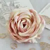 Flores Artificiais Peônia Rosa com Borda Enrolada Cabeças de Flor Decoração de Casamento Cenário para Fotografia Acessórios para Caixas de Presente Cabeças de Flores Artificiais