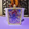 Colgante Thangka de Oro Semi-Pintado a Mano de Xizang, Ocho Budas Guardianes, Colgante Thangka del Buda del Nacimiento, Thangka Portátil al por Mayor