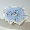 Laços de Cabelo de Renda com Cerejas para Primavera e Verão para Mulheres, Acessórios de Cabelo Doces e Femininos, Cordas de Cabelo Versáteis e Fofas com Elementos de Cereja