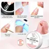 Pegamento de extensión para uñas artísticas de 15 ml, sólido, no pegajoso, para esculpir a mano, modelar, soporte sin papel, extensión rápida, parche para uñas en stock