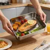 Tapete de Silicona para Freidora de Aire, Bandeja Redonda para Hornear, Antiadherente, Resistente al Aceite, Resistente a Altas Temperaturas, Fácil de Limpiar, Reutilizable, Forro Interior para Olla